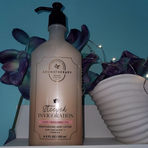 Bath and Body Works Steeped Invigoration Rose Tangerine Tea Body lotion - Picture 2 of 5